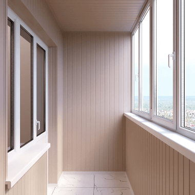 Утепление и отделка балконов и лоджий